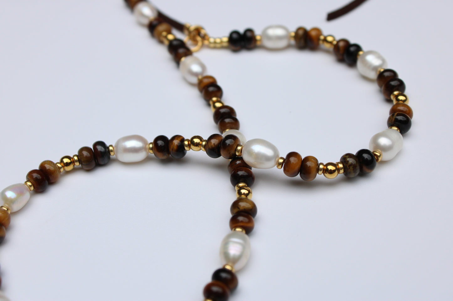 Chestnut Pearl Hat Band