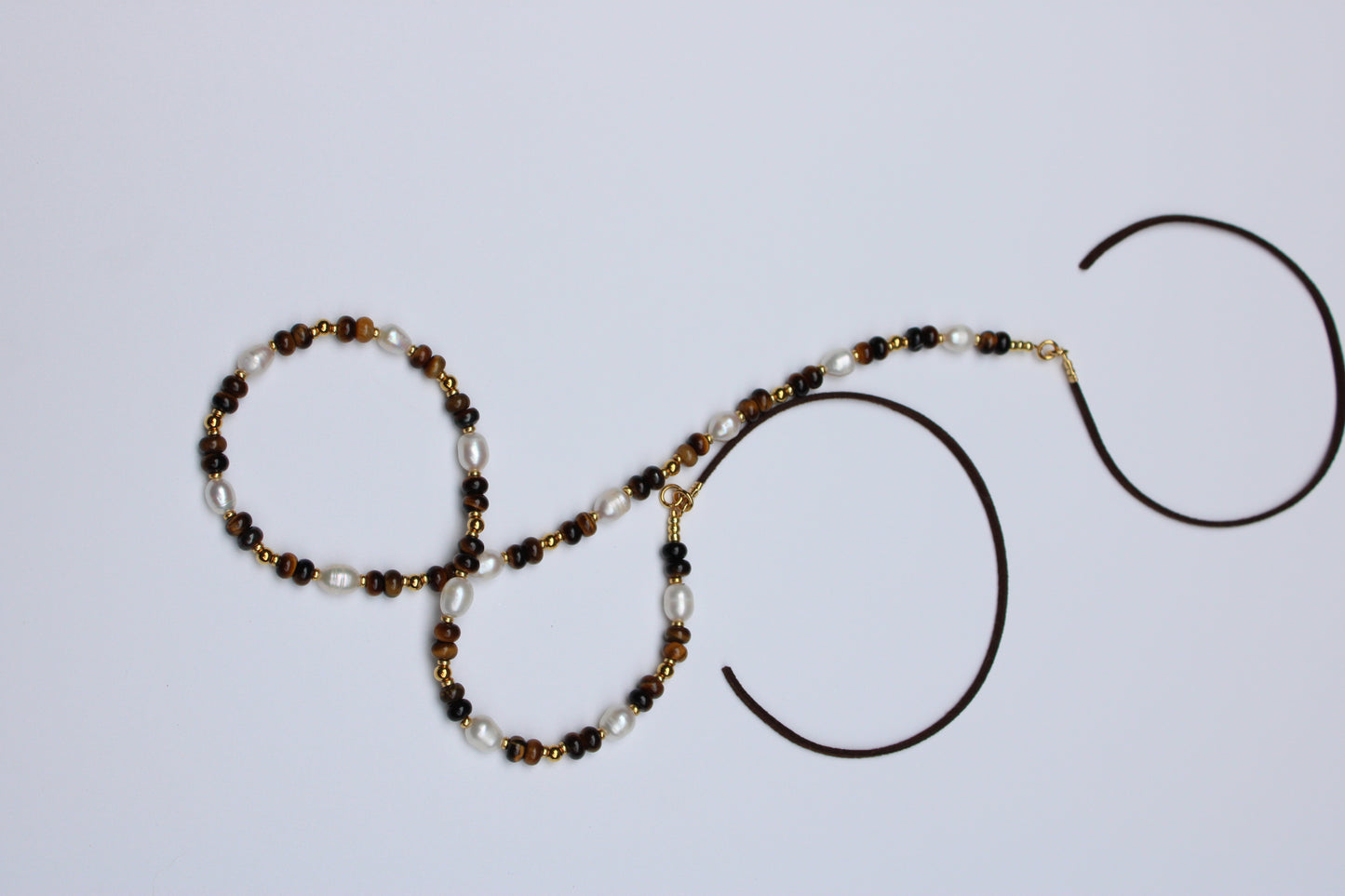 Chestnut Pearl Hat Band