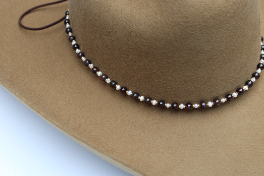 Seaside Garnet Hat Band