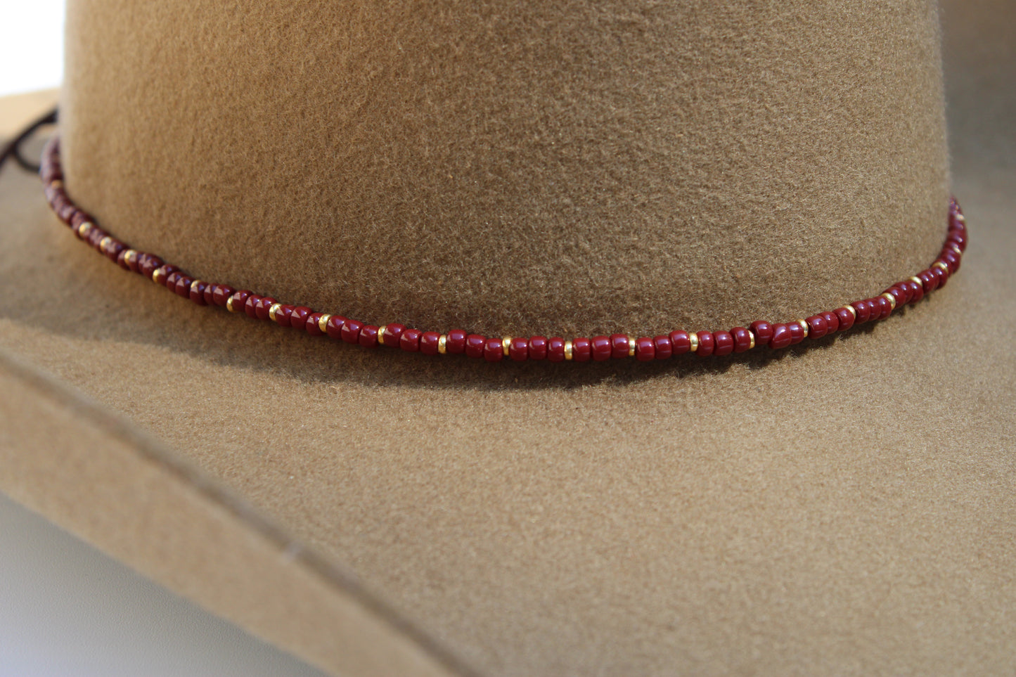 Crimson Vine Hat Band